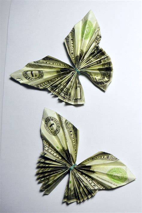 How To Fold Money Into A Butterfly - Origami