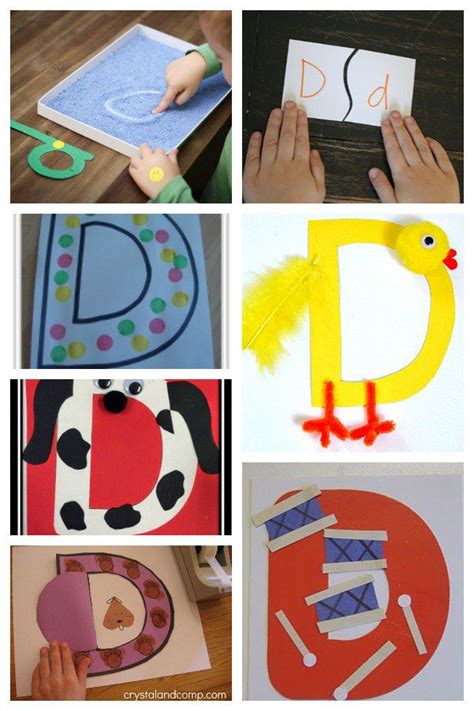 13 Darling Letter D Crafts & Activities | Manualidades, Enseñar, Lectoescritura