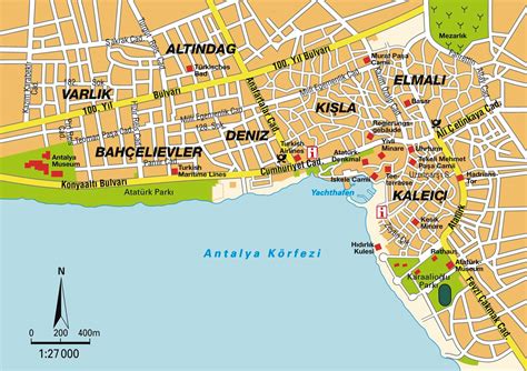 Antalya City Bus Map