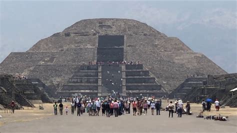 Teotihuacan Sun And Moon Pyramids Outside Mexico City - YouTube