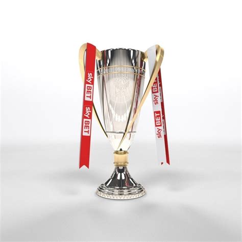 League One Trophy 3D model animated | CGTrader