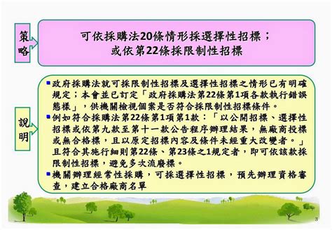 YesMan行銷企劃研究室: 【採購法】【政府採購錯誤態樣】【善用採購法之彈性機制辦好採購】