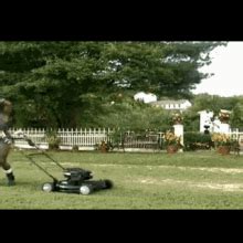 Flying Lawnmower GIFs | Tenor