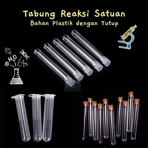 Jual Tabung Reaksi Satuan Plastik dengan Tutup - plastik gabung - Kota Balikpapan - me.toys ...