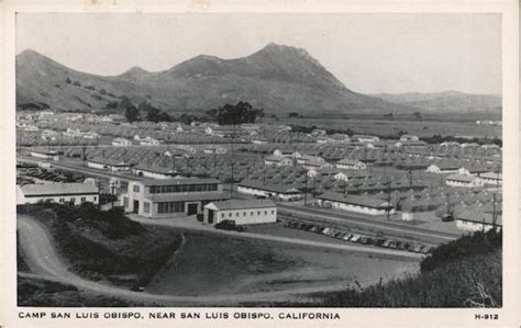 Camp San Luis Obispo California Postcard