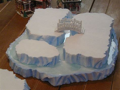 North Pole Iceberg Display set | Christmas village display, Christmas ...