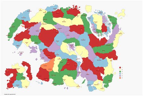 The Tamriel map from the Elder Scrolls series is now available! - Blog - MapChart