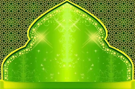 Islamic Background, Green Islamic Background, #23606