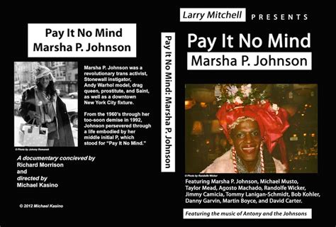 Pay It No Mind: Marsha P. Johnson – lapovertydept.org