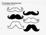 Printable Mustache Coloring Pages sketch template