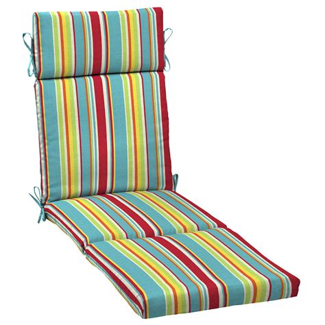 Mainstays Multi Stripe 72 x 21 in. Outdoor Chaise Lounge Cushion - Walmart.com - Walmart.com