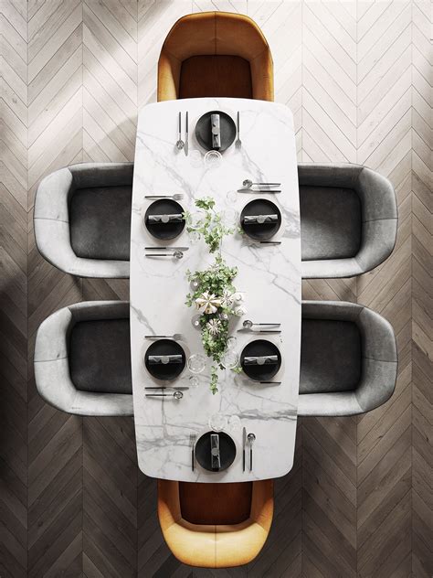 ЖК Царская Столица on Behance | Dining room layout, Dining table marble, Modern dinner table