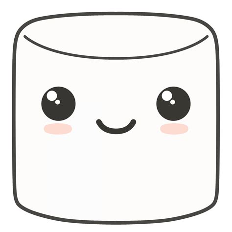 Download Happy Marshmallow - Sad Marshmallow - HD Transparent PNG ...