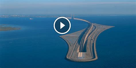 SCANDINAVIAN ARCHITECTURAL MASTERPIECE: The Oresund BRIDGE & UNDERWATER ...