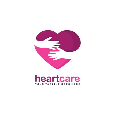 Heart care logo. Health care logo design vector 12068154 Vector Art at Vecteezy