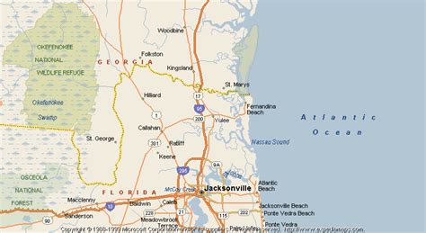 Map of Yulee