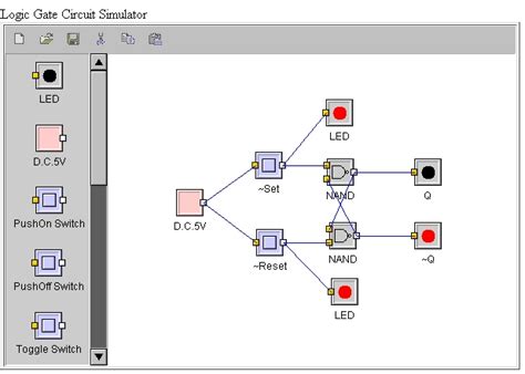 Java Logic Circuit Simulator Applet