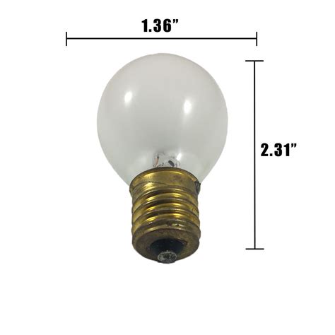 PHILIPS 140756 40W 130V S11 E17 Base Incandescent Frost Light Bulb – BulbAmerica