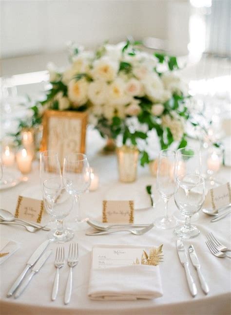 Elegant Wedding Table Setting Ideas - Table Decoration