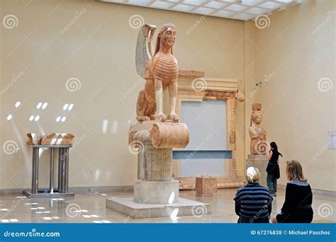 Sphinx of Naxos editorial stock photo. Image of ionic - 67276838