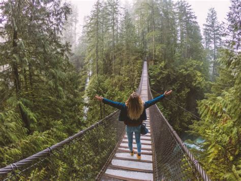 Man Crossing Through Hanging Bridge Stock Photos, Pictures & Royalty ...