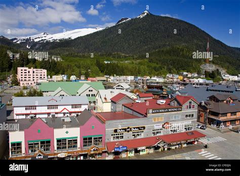 Downtown Ketchikan, Southeast Alaska, United States of America Stock ...