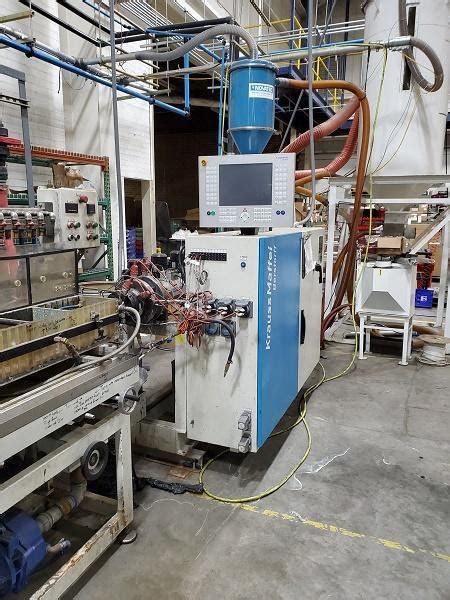 Krauss Maffei Used KME 60 SX Profile Extrusion Line, Yr. 2015 | Zag Equipment Sales