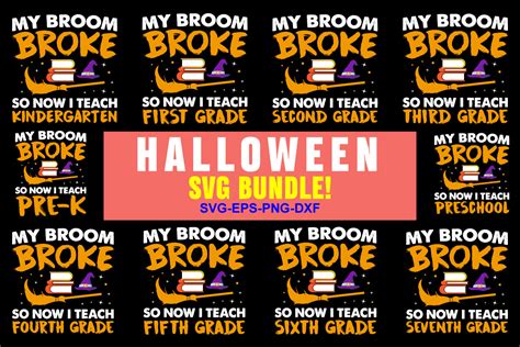 Halloween SVG Bundle Quotes Graphic by FunnySVGCrafts · Creative Fabrica