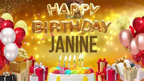 Janine - Happy Birthday Janine - YouTube