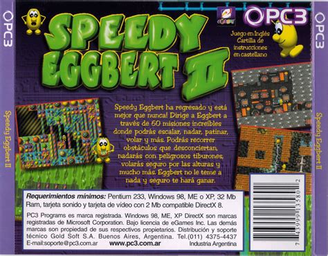 Speedy Eggbert II (Argentine release) scans : eGames Inc. : Free ...