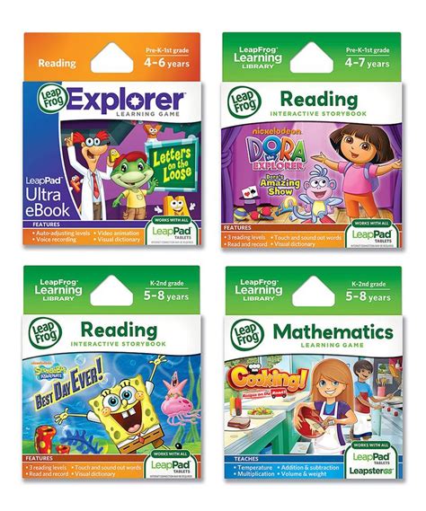 LeapFrog Leapfrog Software Bundle | Leap frog, Learning games, Software