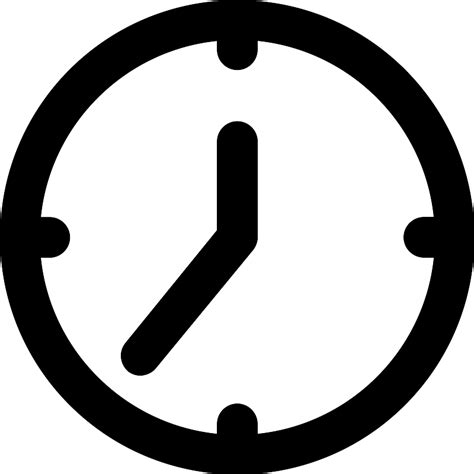 Clock Vector SVG Icon - SVG Repo