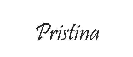 Pristina - Font Family (Typeface) Free Download TTF, OTF - Fontmirror.com