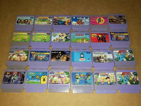 VTech V Smile Game Learning System Lot Of 24 Cartridges FREE SHIPPING ...