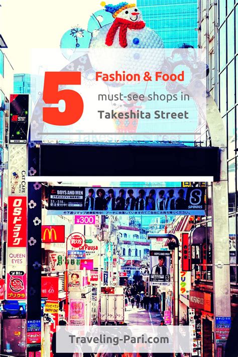 Takeshita Street Fashion And Food - Traveling Pari