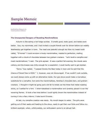 FREE 10+ Memoir Samples in PDF | MS Word