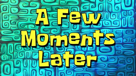 Spongebob A Few Moments Later Youtube – Otosection