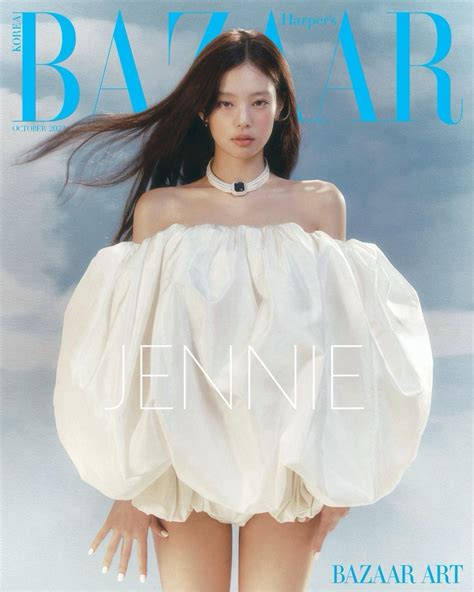 Jennie (Blackpink) - Harper's Bazaar Korea October 2023 • CelebMafia