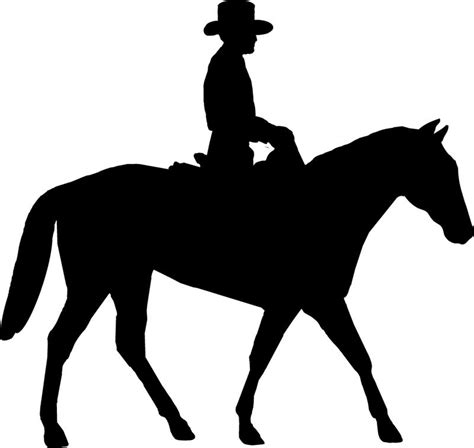 Dressage Horse Silhouette - Cliparts.co