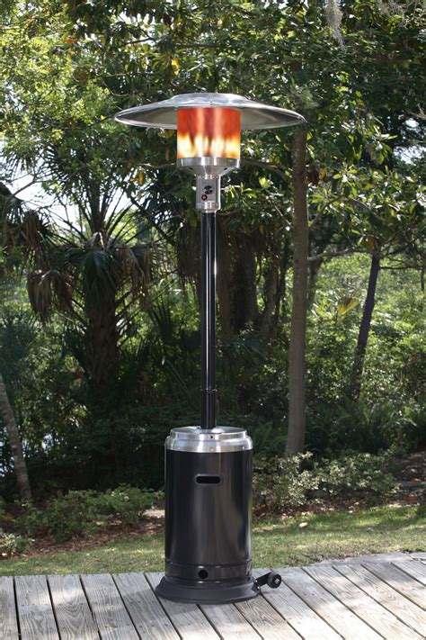 Paramount Black And Stainless Steel Full Size Propane Patio Heater ...