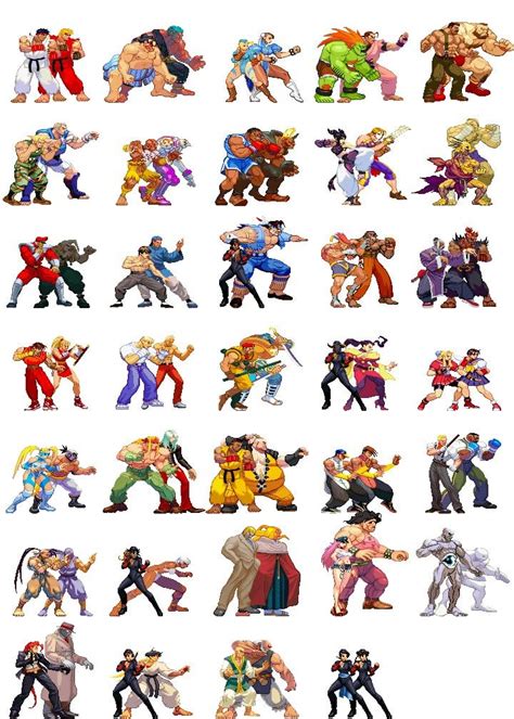 All Street Fighters sprites | fighting games | : gaming