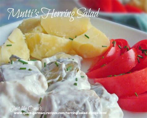 Mutti's Herring Salad with Cream made Just like Oma ️ ️