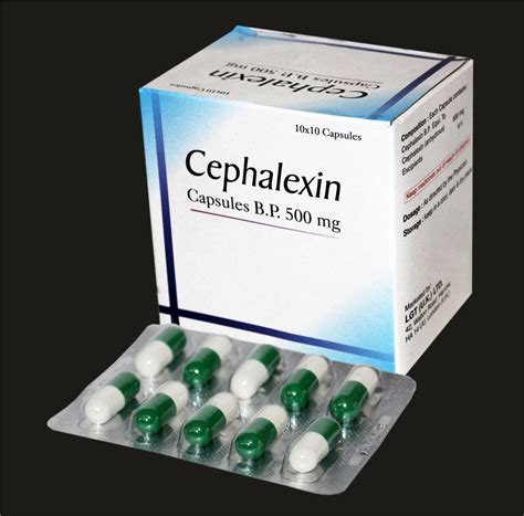 Cephalexin Capsules 250mg/500mg, Prescription, Treatment: Antibiotic at ...