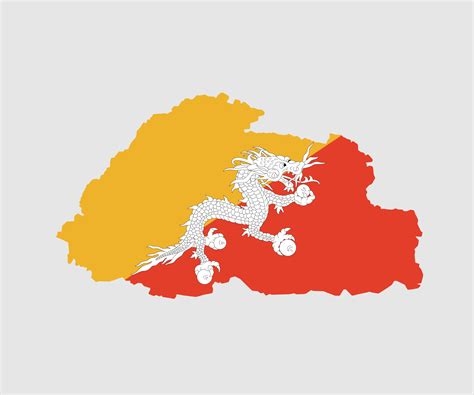 Map and flag of Bhutan 6688483 Vector Art at Vecteezy