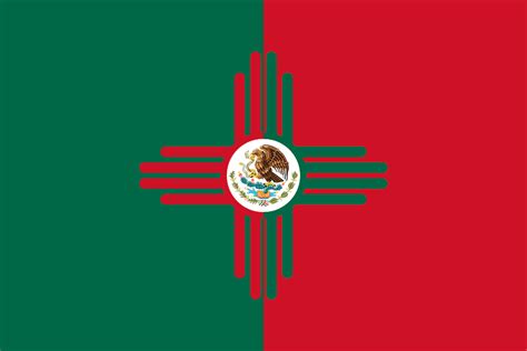 "Old" Mexico flag in the style of New Mexico flag : r/vexillology