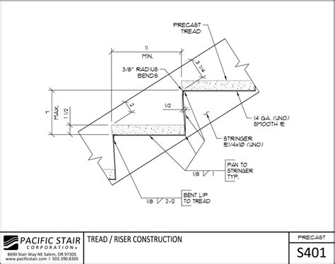 Steel Stair Tread Details