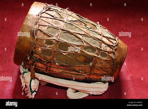 Ethiopian ceremonial hand made drum - orthodox temple floor - Lalibela ...