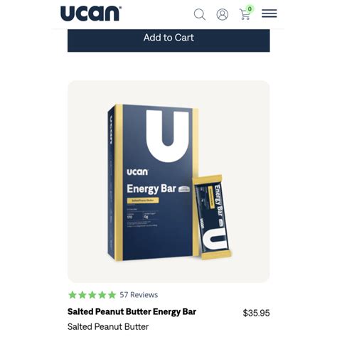 Other UCAN Energy bar Reviews | WeeViews