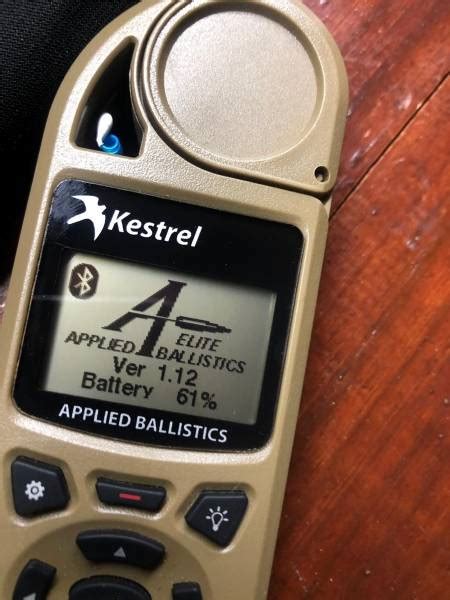 Kestrel 5700 Elite, Kestrel 5700 Elite with applied ballistics and Bluetooth unwanted gift.