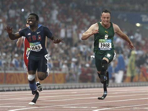 Oscar Pistorius' Olympic adventure closes the gap between able-bodied and the disabled: Tim ...